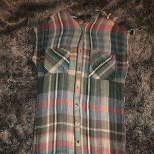 Soft striped anthropology casual dress